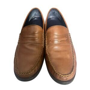 Cole Haan Shoes Mens 7.5 Brown Leather Penny Loafers Pinch Casual Slip On Mocs